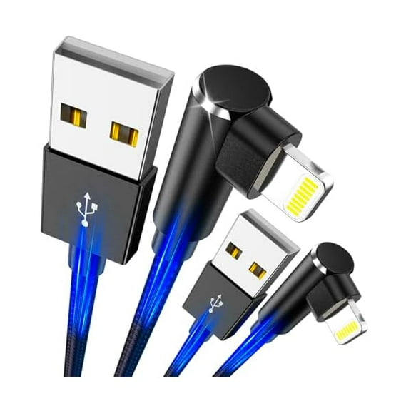 Sanlf iPhone Charger, [MFi Certified] 3Pack 10FT USB A Cable for Long Charger Cable, Fast iPhone Charging Cord Compatible with with iPhone Xs Max/XS/XR/X/8/7/6S/6/Plus/SE/iPad(Red)