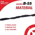 thumbnail image 1 of Sanlida Archery 2pcs Bow String Replacement for Recurve Bow, Standard/Universal Dacron BCY B55 Bowstring Replacement, AMO Length 48"/54"/62"/66"/68"/70",12 Strands (66inch), 1 of 6