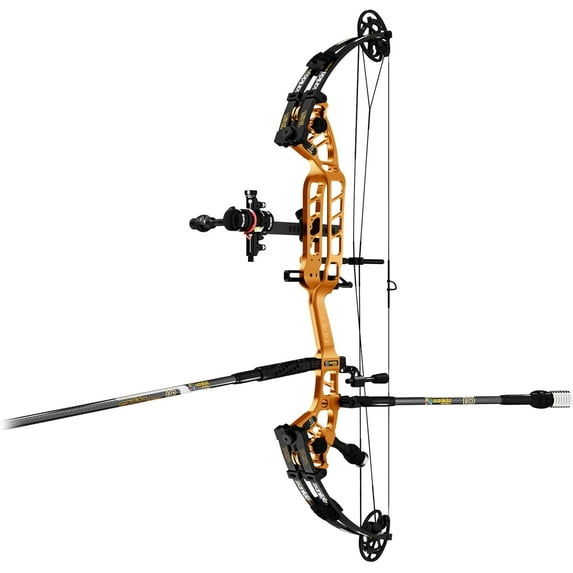 Sanlida Archery 37" Hero 10 Ⅱ Flagship Top of The Line Target Compound Bow Kit with Accessories for Competition&Professional Archers, 40-50&50-60Lbs, Draw Length 24"-31.5",Limited Life-time Warranty
