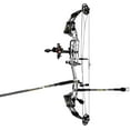 thumbnail image 1 of Sanlida Archery 37" Hero 10 Ⅱ Flagship Top of The Line Target Compound Bow Kit with Accessories for Competition&Professional Archers, 40-50&50-60Lbs, Draw Length 24"-31.5",Limited Life-time Warranty, 1 of 6