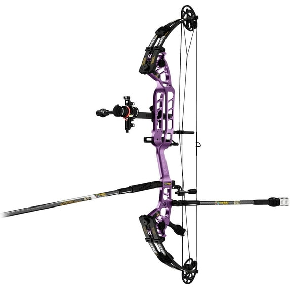 Sanlida Archery 37" Hero 10 Ⅱ Flagship Top of The Line Target Compound Bow Kit with Accessories for Competition&Professional Archers, 40-50&50-60Lbs, Draw Length 24"-31.5",Limited Life-time Warranty