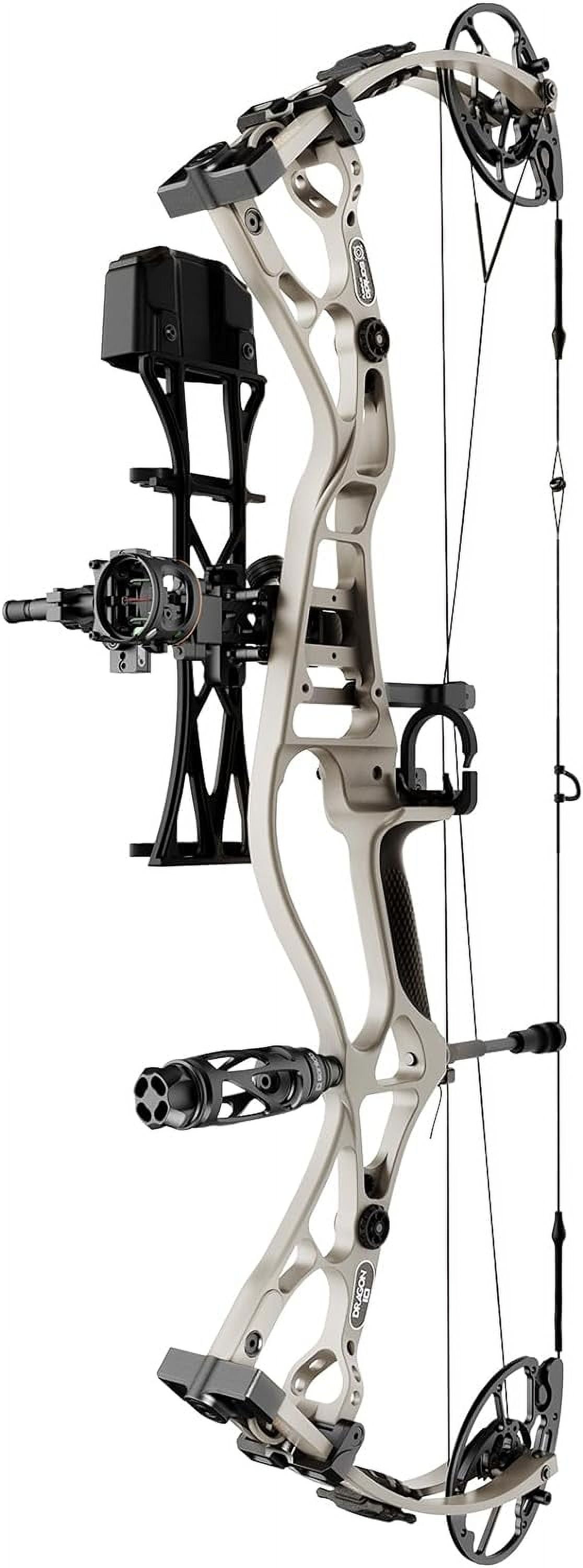 Sanlida Dragon 10 Flagship Top of The Line Hunting Compound Bow Kit for Adults, Standard Hunting Bow for Adults and Advanced Archers, IBO Speed 340 FPS