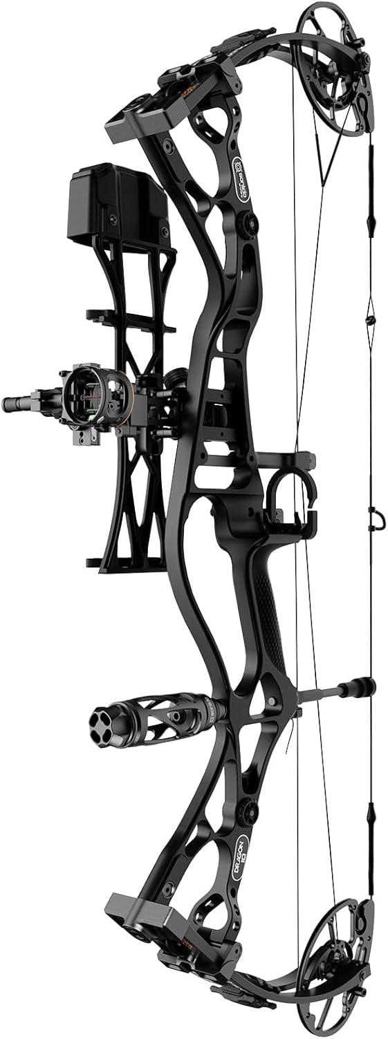 Sanlida Dragon 10 Flagship Top of The Line Hunting Compound Bow Kit for Adults, Standard Hunting Bow for Adults and Advanced Archers, IBO Speed 340 FPS