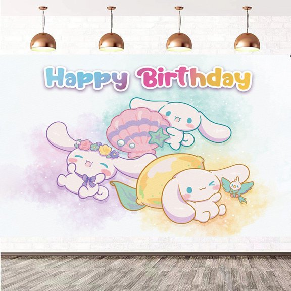 Sanliou Theme Party Supplies Backdrop Sanliou Birthday Party Decorations Photo Booth Banner Props