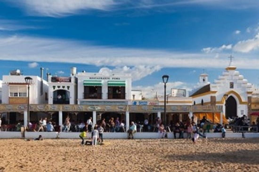 Sanlucar de Barrameda Spain Canvas Art - Walter Bibikow DanitaDelimont (19 x 12)