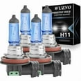 thumbnail image 1 of Sanlufa 4 Pack H11 Halogen Headlight Bulb/Fog Light 12V 55W White 5000K 64211 12362 Light Headlamp Super Bright, 1 of 1