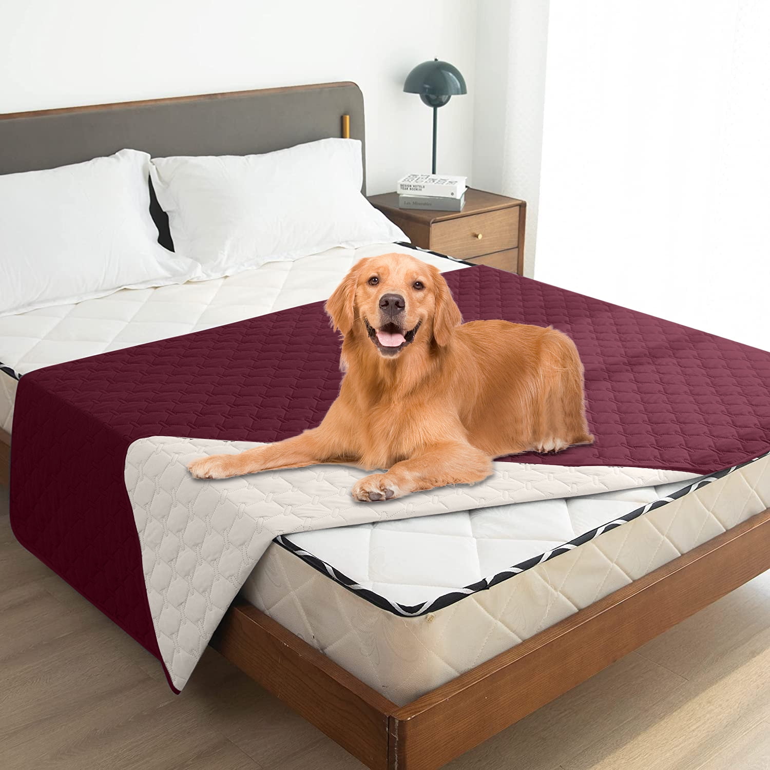 Sanmadrola 100 DoubleSided Waterproof Dog Bed Cover Pet Blanket Sofa