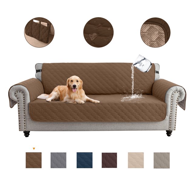Sanmadrola 100 Waterproof Couch Covers NonSlip Sofa Cover with