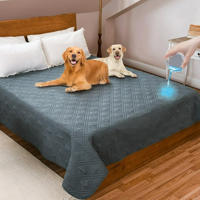 Sanmadrola 100 Waterproof & Reversible Dog Bed Cover Pet Blanket NonSlip Sofa Cushion Covers