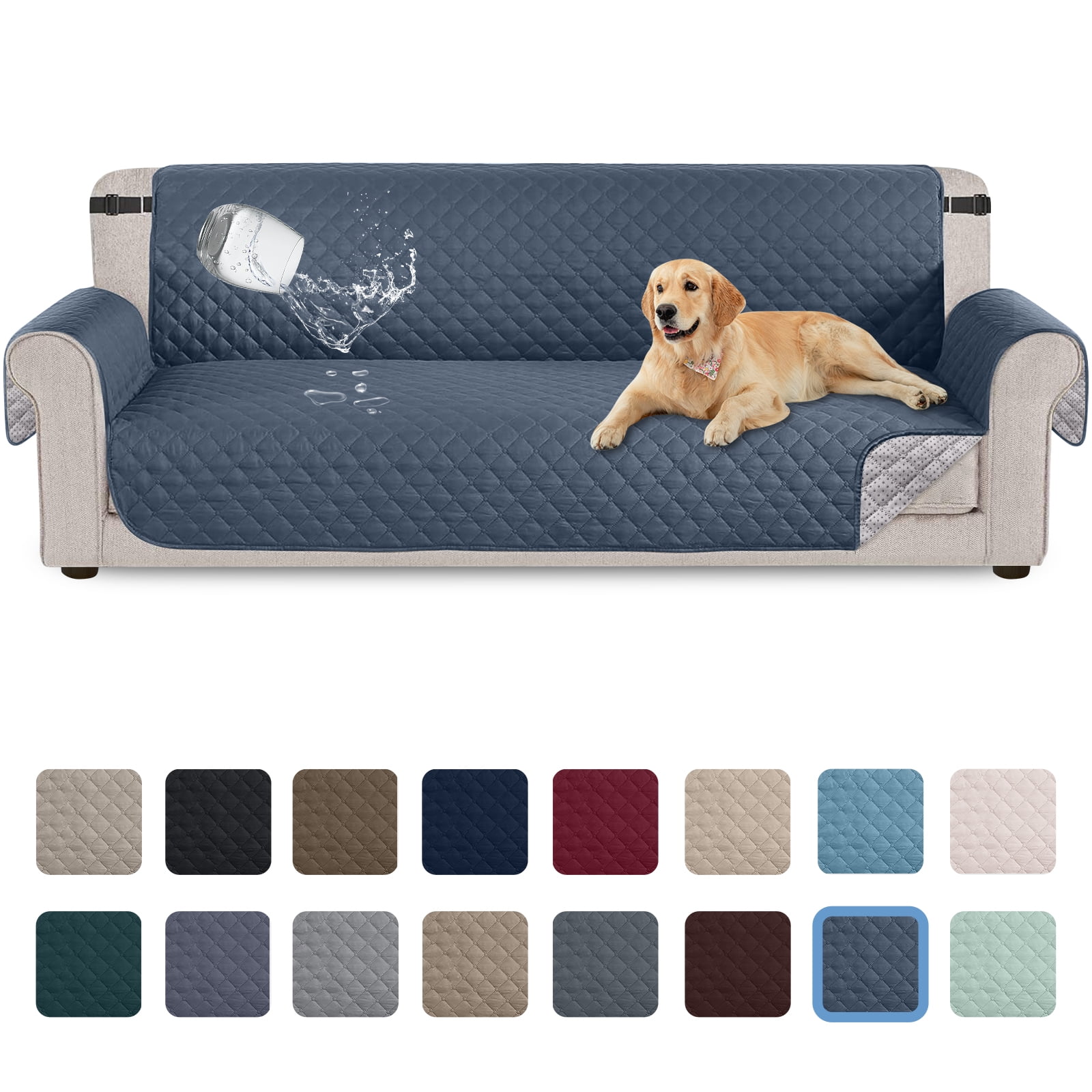 Sanmadrola 100 Waterproof Sofa Cover Anti Slip Couch Cover Machine