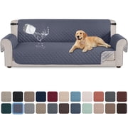 Sanmadrola 100% Waterproof Sofa Cover Non Slip Couch Cover Machine Washable Slipcover Leakproof Furniture Protector for Dogs Kids Pets, Bluish Grey, Sofa