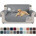 thumbnail image 1 of Sanmadrola 100% Waterproof Sofa Cover Non Slip Couch Cover Machine Washable Slipcover Leakproof Furniture Protector for Dogs Kids Pets, Light Gray, Loveseat, 1 of 8