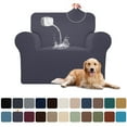 thumbnail image 1 of Sanmadrola 100% Waterproof Sofa Cover Non Slip Couch Cover Stretch Slipcover Leakproof Couch Protector for Kids Dogs Cats Pets, Gray, Chair, 1 of 11