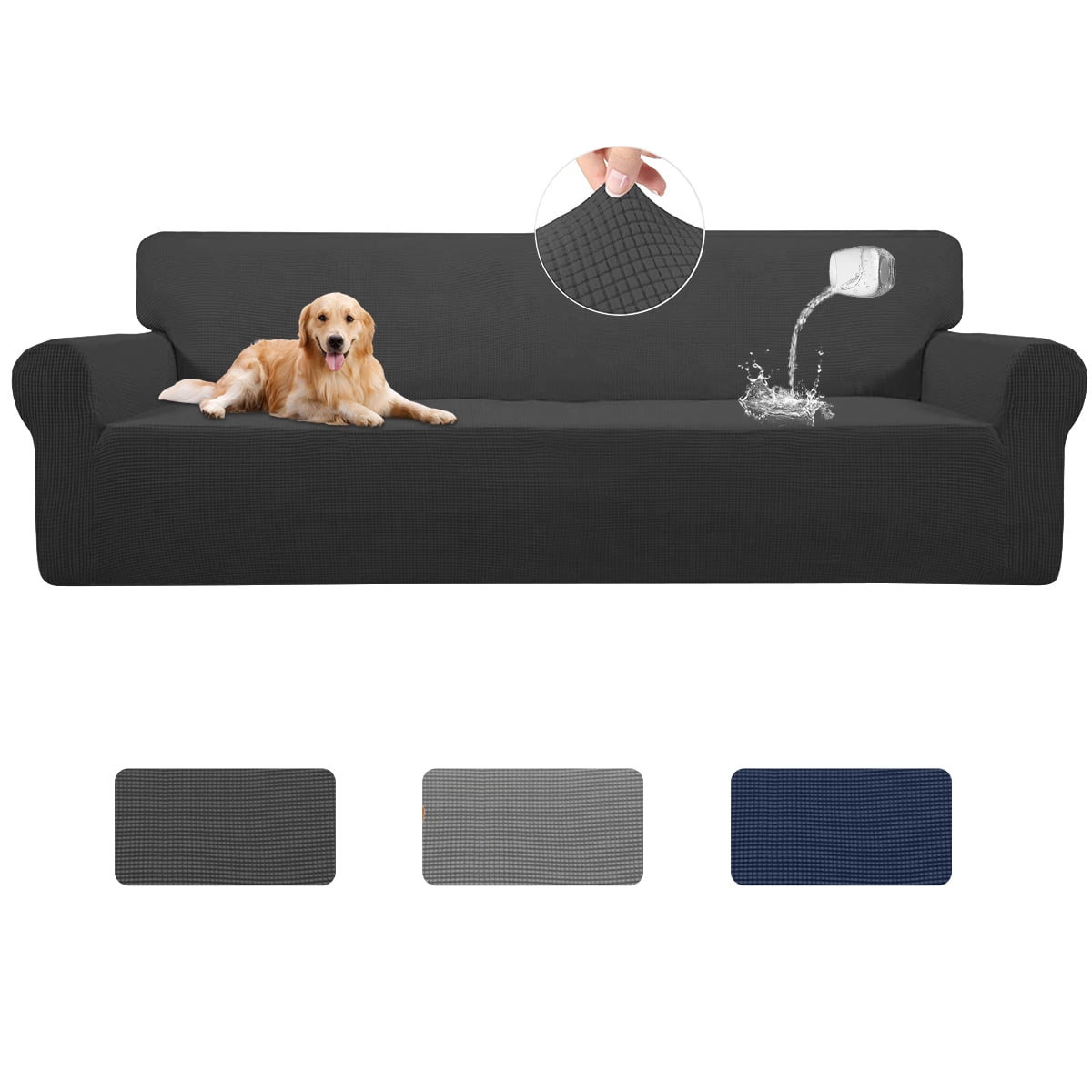 Sanmadrola 100 Waterproof Sofa Cover Non Slip Couch Cover Stretch