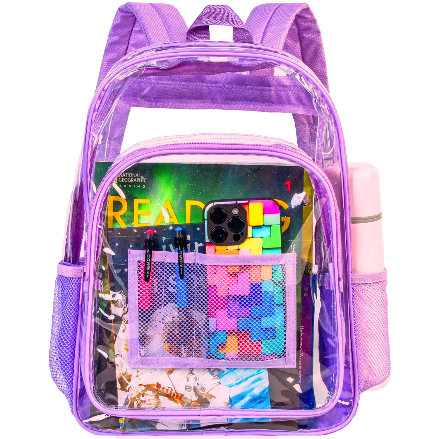 Eastsport PVC Plastic Clear Backpack