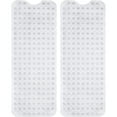 thumbnail image 1 of Sanmadrola 2 Pack Bath Tub Shower Mat 40 x 16 Inch Non-Slip and Extra Large Bathtub Mat with Suction Cups, Machine Washable Bathroom Mats with Drain Holes Clear, 1 of 8