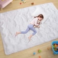 thumbnail image 1 of Sanmadrola Area Rug for Bedroom,4'X5.2',Fluffy Shag Rug for Living Room,Furry Carpet for Kids Room,Shaggy Throw Rug for Nursery Room,Fuzzy Plush Rug,Black Carpet,Rectangle,Cute Room Decor for Baby, 1 of 6