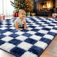 thumbnail image 1 of Sanmadrola Area Rug for Bedroom,4'X5.2',Fluffy Shag Rug for Living Room,Furry Carpet Kids Room,Shaggy Throw Rug for Nursery Room,Fuzzy Plush Rug, Carpet,Rectangle,Cute Room Decor for Baby, 1 of 6