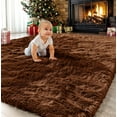 thumbnail image 1 of Sanmadrola Area Rug for Bedroom,4'X5.2',Fluffy Shag Rug for Living Room,Furry Carpet for Kids Room,Shaggy Throw Rug for Nursery Room,Fuzzy Plush Rug Coffee Carpet,Rectangle,Cute Room Decor for Baby, 1 of 7