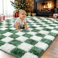 thumbnail image 1 of Sanmadrola Area Rug for Bedroom 8'x10' Fluffy Shag Rug for Living Room,Furry Carpet for Kids Room,Shaggy Throw Rug for Nursery Room,Fuzzy Plush Rug,Gray Carpet,Rectangle,Cute Room Decor for Baby, 1 of 6