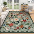 thumbnail image 1 of Sanmadrola Area Rugs for Living Room Rug 8x10 Machine Washable Non Slip Floral Vintage Low Pile Large Rugs for Living Room, Bedroom, Farmhouse, Dining Room,Kitchen Entryway Bathroom Office, 1 of 6