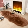 thumbnail image 1 of Sanmadrola Area Rugs for Living Room Bed Room Rugs Faux Fur Rug Faux Sheepskin Indoor Shag Area Rug Coffee, 1 of 7