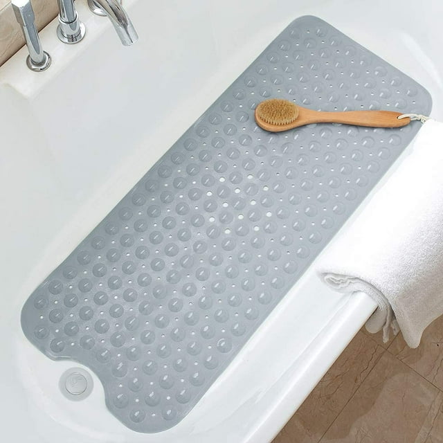 Sanmadrola NonSlip Baby Bath Mat, 40x16 Inch, EcoFriendly, 200