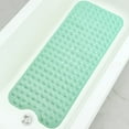 thumbnail image 1 of Sanmadrola Bath Tub Shower Mat 40 x 16 Inch Non-Slip and Extra Large, Bathtub Mat with Suction Cups, Machine Washable Bathroom Mats with Drain Holes Black, 1 of 7