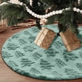 thumbnail image 1 of Sanmadrola Christmas Tree Skirt Sage Green Plush Skirts Christmas Decorations Indoor Xmas Ornaments Holiday Decor for Party, 30in, 1 of 8