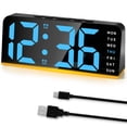 thumbnail image 1 of Sanmadrola Digital Alarm Clock for Bedroom Bedside, Loud Alarm Clock for Heavy Sleepers, Desk Clock for Living Room with Dimmer Light, Temperature, Dual Alarm, Snooze, Large Big Numbers for Seniors, 1 of 9