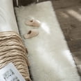 thumbnail image 1 of Sanmadrola Faux Sheepskin Area Rugs Fluffy Shaggy Rug Ultra Soft Faux Fur Carpets Rug Fluffy Washable Rug for Bedroom, Nursery Room,Luxury Living Room Decor White 2x6 Ft, 1 of 8