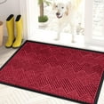 Sanmadrola Front Door Mat Indoor and Outdoor Mat Rubber Backing