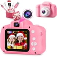 thumbnail image 1 of Sanmadrola Kids Camera Toys for Boys Girls 3-6 Years Kids Selfie Camera Toddler Girl Boy Gift for Christmas Children Camera Portable Birthday Gift for Kids 3-9 Year Pink 1080HD Digital Video, 1 of 6