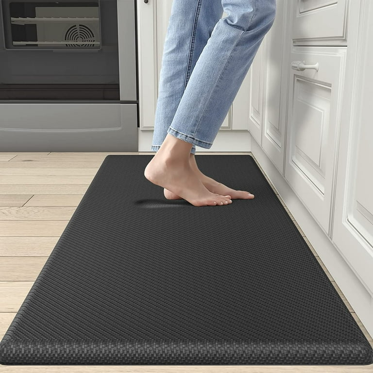  Kitchen Mats for Floor [2 PCS] Cushioned Anti-Fatigue Kitchen  Rug, Non Slip Waterproof Kitchen Mats and Rugs PVC Ergonomic Comfort  Standing Foam Mat for Kitchen, Floor, Office, Sink, Laundry : Everything