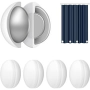 Sanmadrola Magnetic Shower Curtain Weights 4 Set of Waterproof Magnets Silicone Shower Curtain Magnets Coated Liner, Flags, and Sheer, Heavy Duty Works Outdoor to Stop Wind