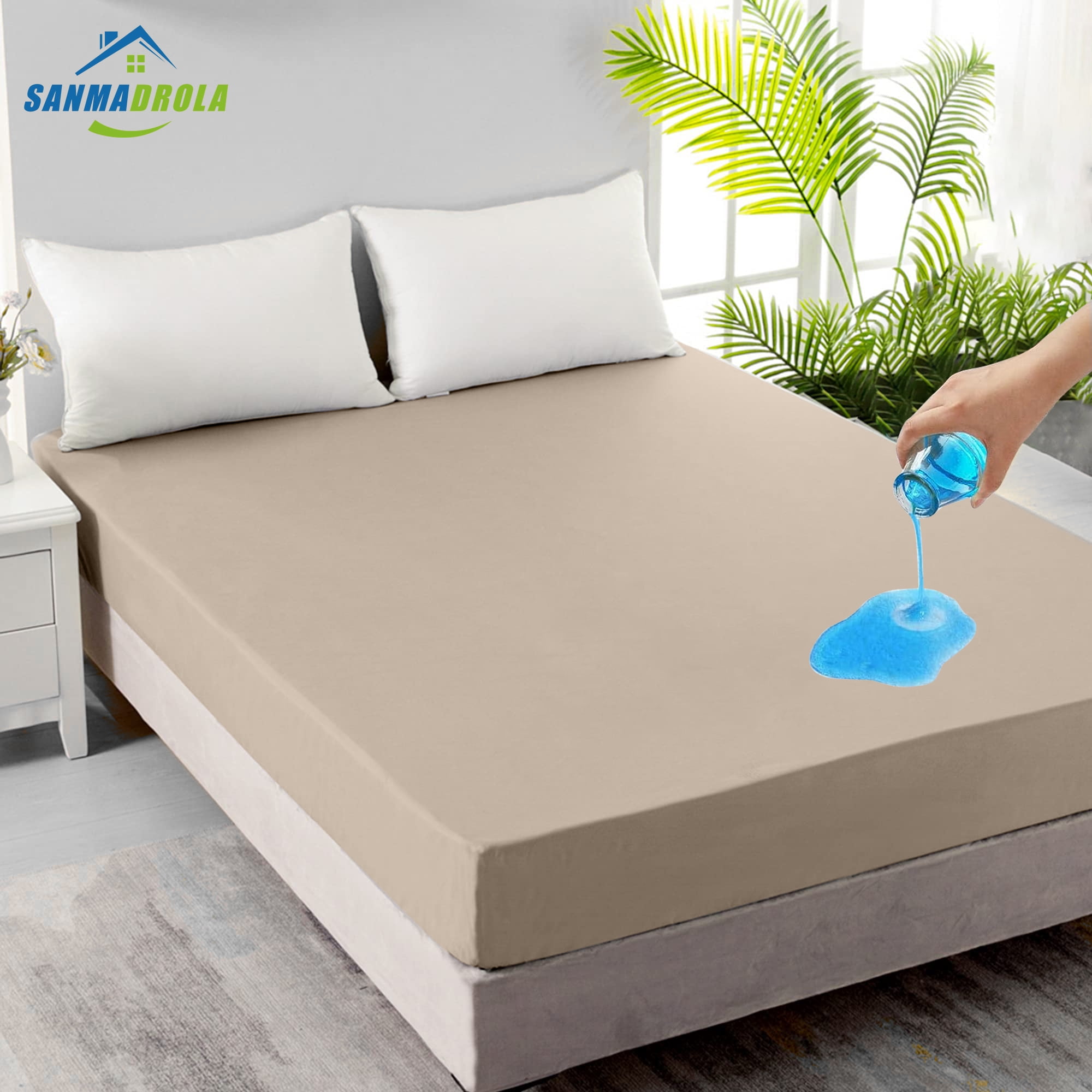 Sanmadrola Mattress Protector 100 Waterproof Mattress Protector