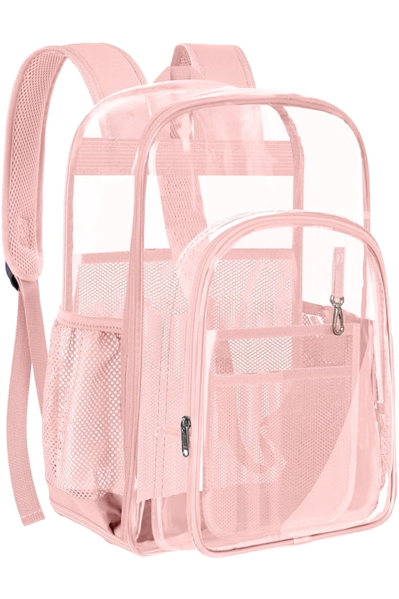 New Clear Backpack Clear Bag Heavy Duty Waterproof Transparent Large PVC Book Bag