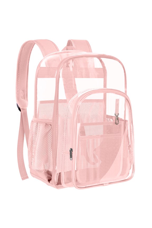 New Clear Backpack Clear Bag Heavy Duty Waterproof Transparent Large PVC Book Bag
