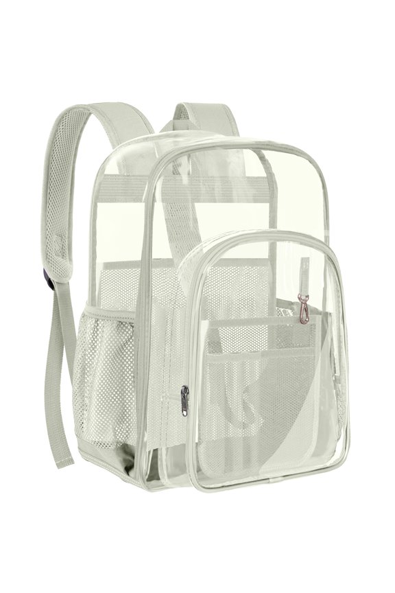 New Clear Backpack Clear Bag Heavy Duty Waterproof Transparent Large PVC Book Bag