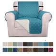 thumbnail image 1 of Sanmadrola Reversible Sofa Cover Machine Washable Couch Cover Water Resistant Slipcover Non Slip Furniture Protector for Dogs, Children, Pets, Chair Size, Aqua Blue, 1 of 9