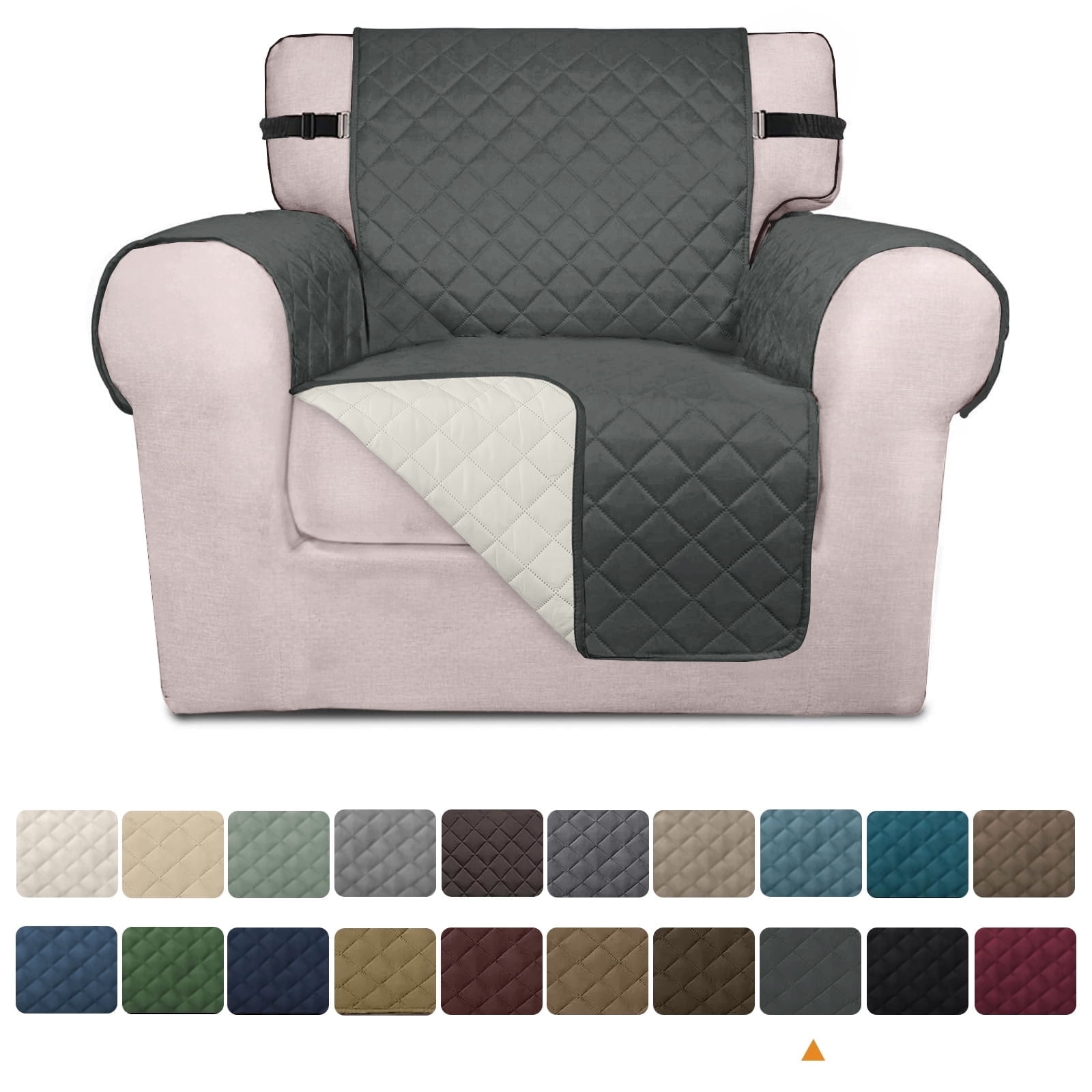 Sanmadrola Reversible Sofa Cover Machine Washable Couch Cover Water