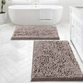 thumbnail image 1 of Sanmadrola Shaggy Bathroom Rugs Non-Slip Absorbent Thick Soft Bath Rug Mat for Bathroom， Polyester， Gray， 2 Pack， 23.6x15.7 Inches/ 31.5x19.7 Inches, 1 of 7