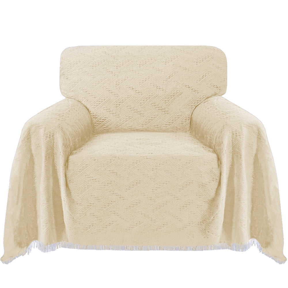 "SANMADROLA Sofa Cover, Stretch Couch Covers for Sectionals, Blanket ...