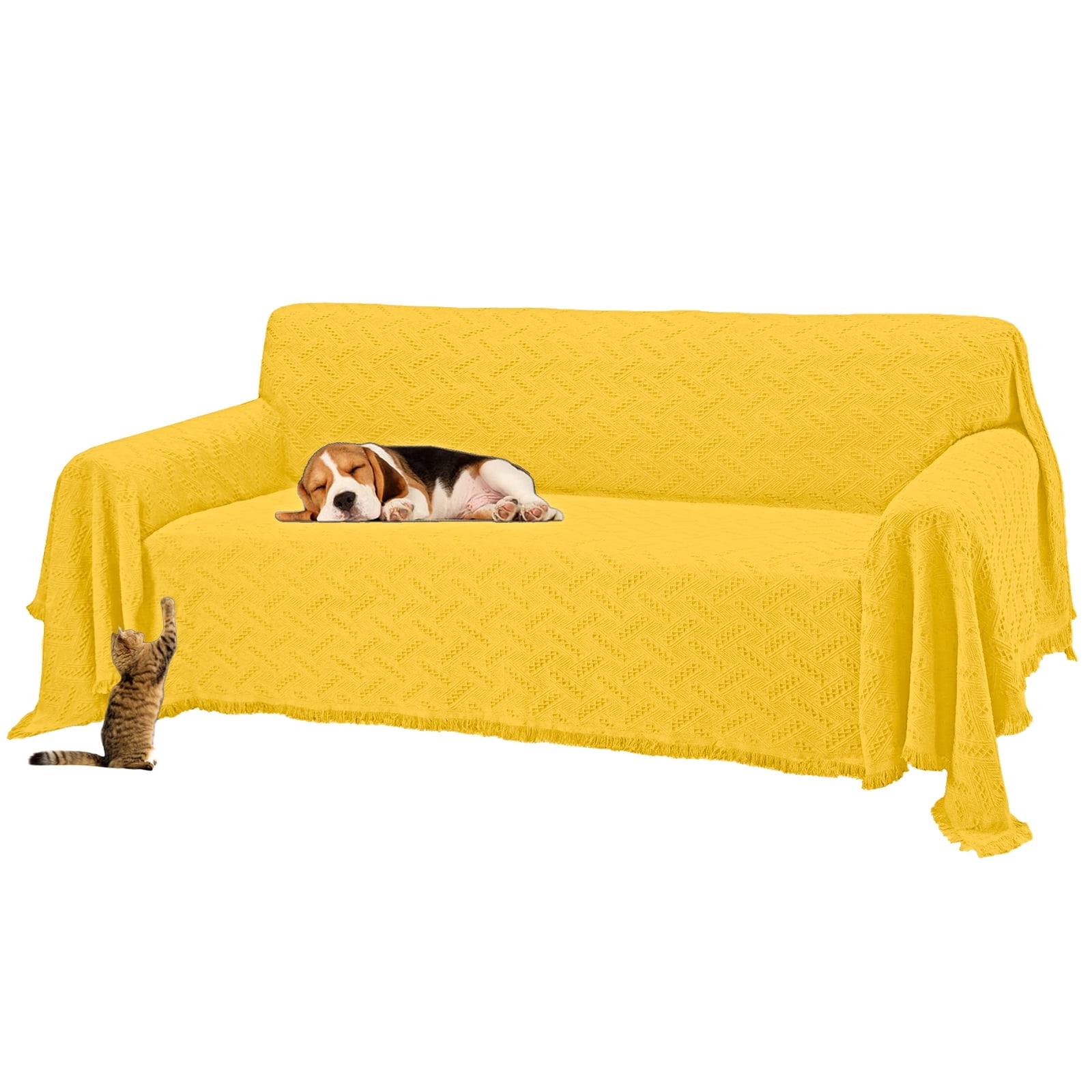 Sanmadrola Sofa Cover, Couch Covers for 2 Cushion Couch Sofa, Sectional