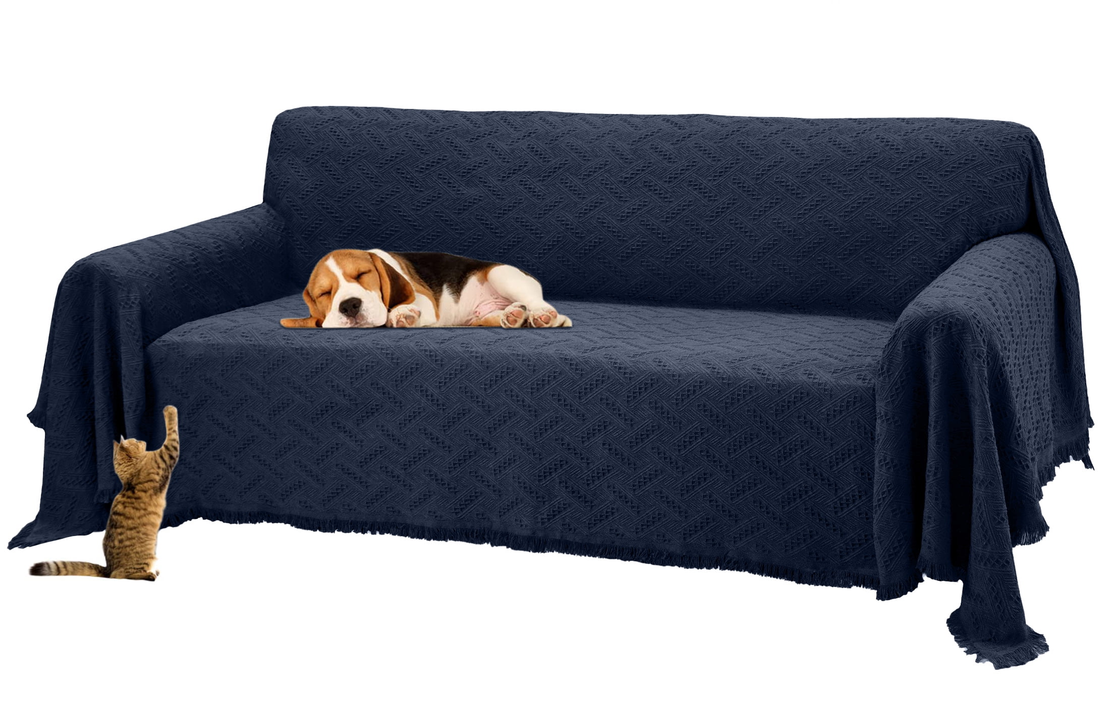 Sanmadrola Sofa Cover, Couch Covers for 3 Cushion Couch Sofa, Sectional