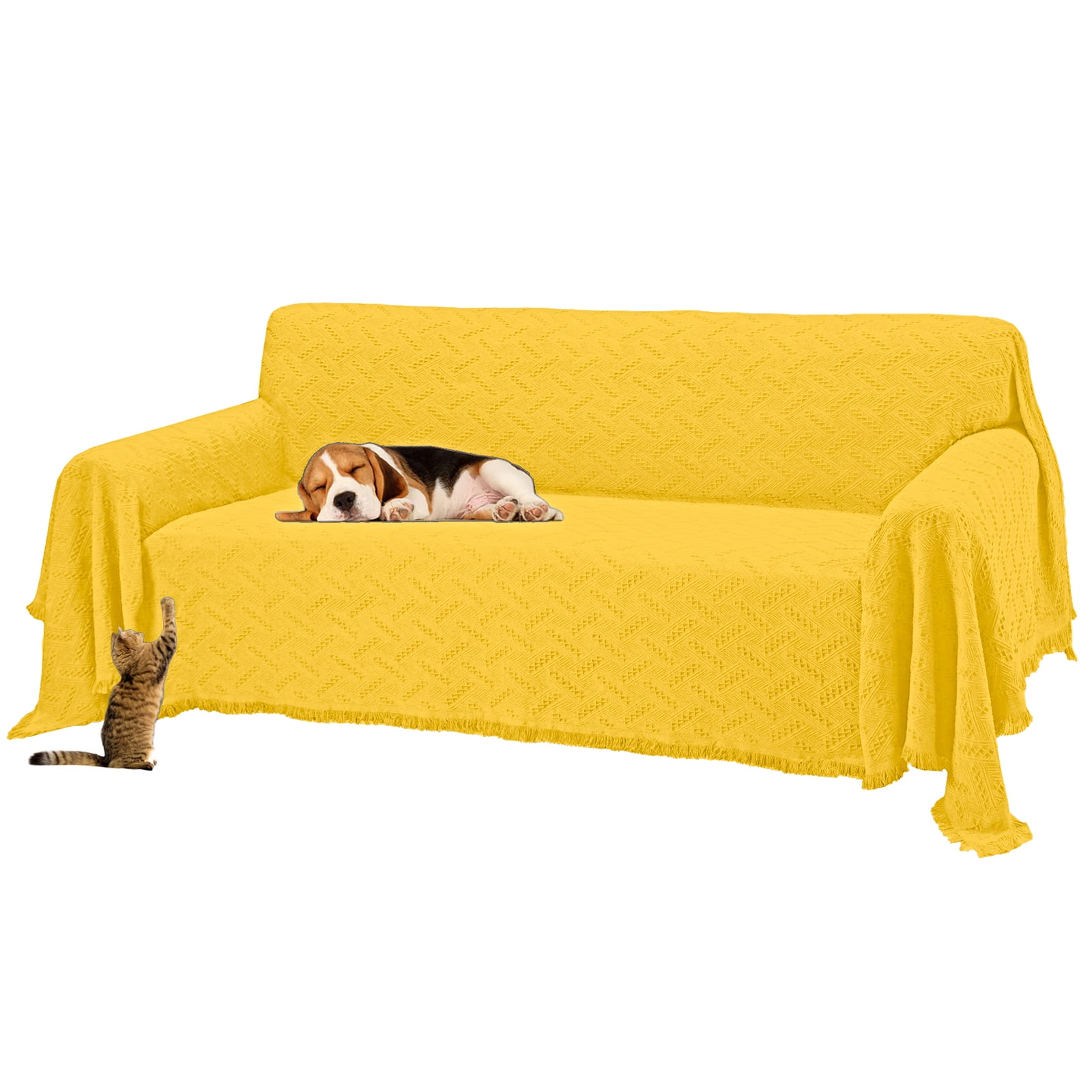 Sanmadrola Sofa Cover, Couch Covers for 3 Cushion Couch Sofa, Sectional ...