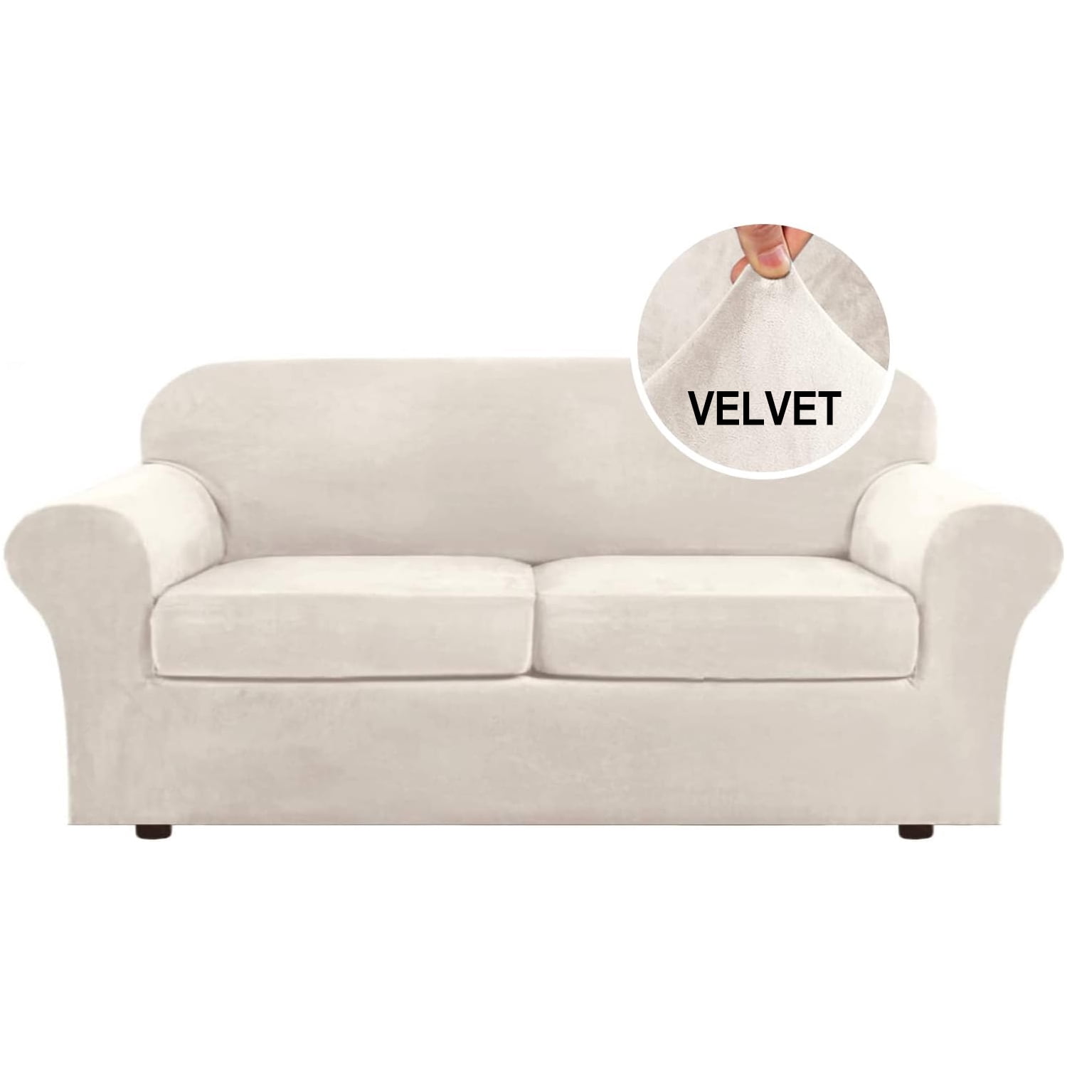 Sanmadrola Sofa Cover Slipcover Couch Cover Set for 2 Seat Extra large ...