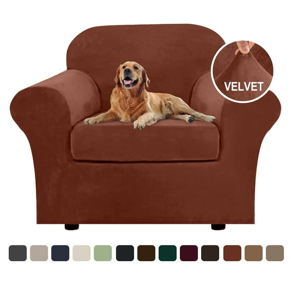 Sanmadrola Sofa Cover Slipcover Couch Cover Set for Chair Super Stretch Universal Slip Cover Furniture Protector 2 Pieces