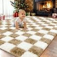 thumbnail image 1 of Sanmadrola Super Soft Shaggy Rugs Carpets 2.6x5.2 Feet Plush Area Rugs for Living Room Bedroom, Fluffy ​Rug for Nursery Playroom Dorm Room, Shag Plush Rug for Teen Room Decor, 1 of 7