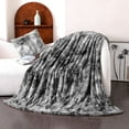 thumbnail image 1 of Sanmadrola Throw Blanket Soft Fuzzy Throw Blanket for Couch Fluffy Blankets Throws Shaggy Faux Fur Blanket Plush Sherpa Blanket Cozy Decorative Gift Throw Blankets for Couch, Sofa, Bed 50''x60'' Gray, 1 of 7